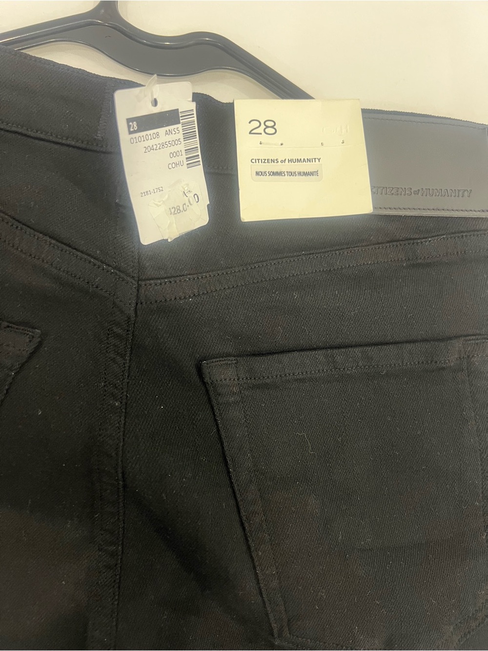 Citizens Of Humanity Black Wide-Leg High-Rise Jeans - Picture 7 of 11